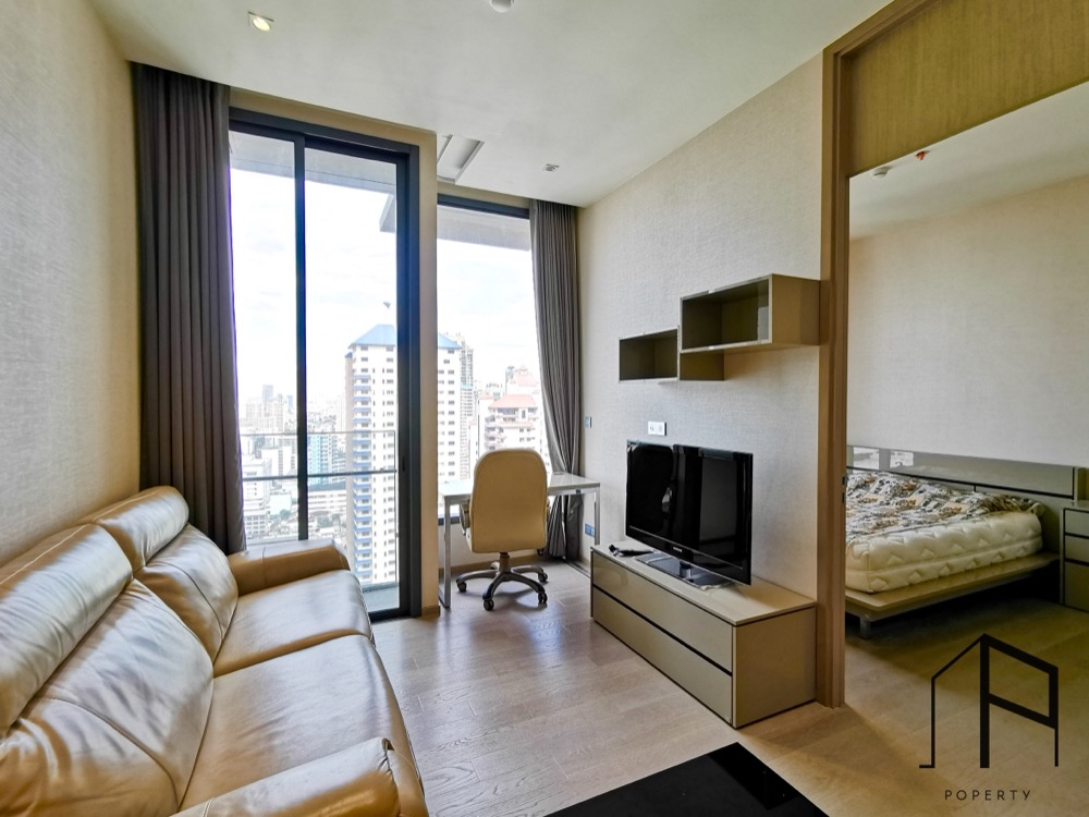 The Esse Asoke ชั้นสูง วิวโล่ง Fully Furnished 36.89 ตร.ม.