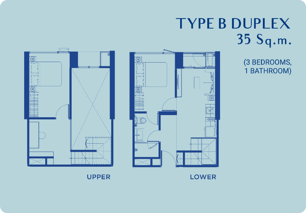 Skyrise 64 ห้อง 2-bed Duplex วิวสระ เพียง 84,xxx บาท/ตร.ม. ได้ Foreigner Quota