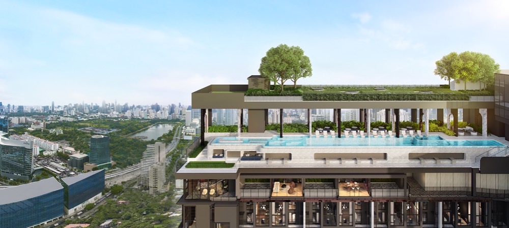 Life Rama4-Asoke ห้อง 3-bed Vertiplex 78 ตร.ม. ทิศเหนือ วิวสวนเบญจกิติ ตำแหน่งหายาก