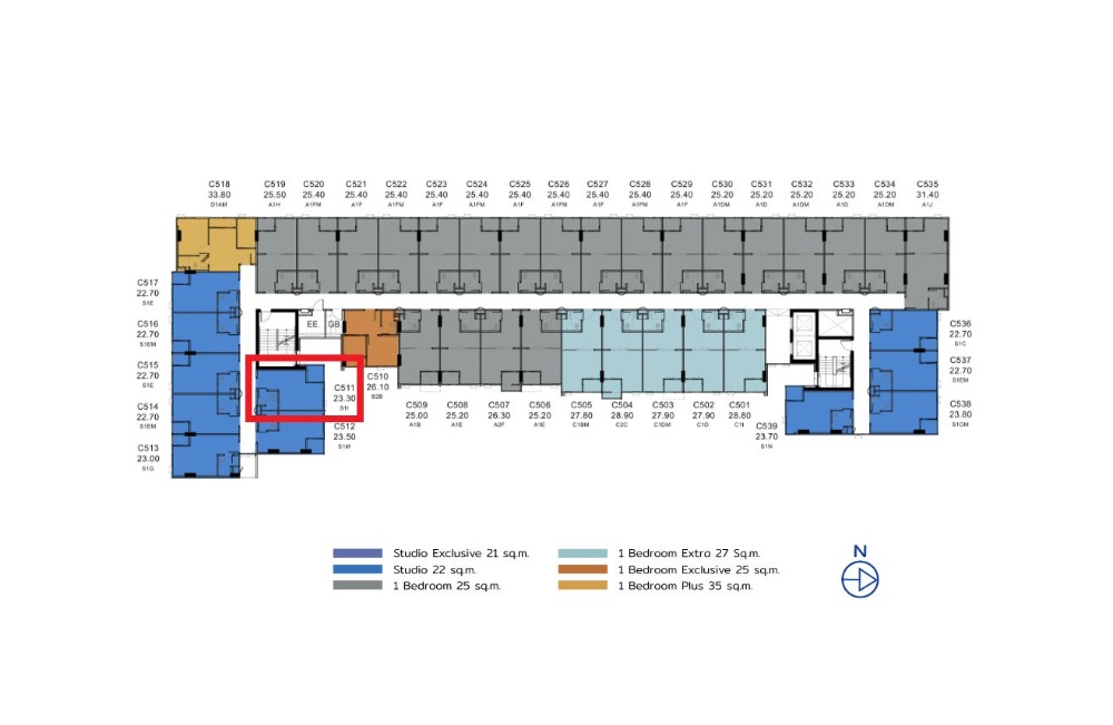 Kave Colony ห้องวิวสระ มีทุก Size หลายตำแหน่ง